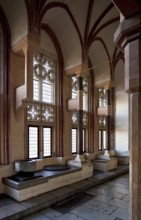 Grand Master's Palace, high hallway with openwork reveals next to the summer hall