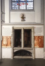 Choir room, north wall ensemble, St., Sankt, Saint