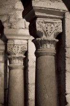 Capital in crypt, St., Saint, Saint