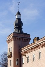 View from the north-east, tower of the manor house