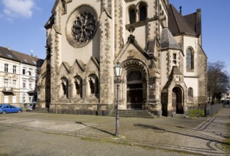 Built in 1902/1904 by Prof. Eduard Arnold, west façade, St., Sankt, Saint