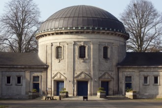 Mortuary with cemetery chapel, built in 1911/1916 by Anton Rumpen, St., Sankt, Saint