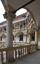 Arcaded courtyard, begun in 1544