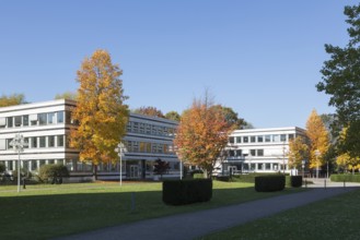 Alliance buildings on Tulpenfeld, built 1964-1969 by Hanns Dustmann, atrium houses 1 and 2