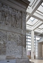 New museum building 2006 by Richard Meier, Great Hall with altar