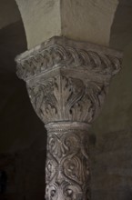 Northern cloister wing, capital, St., Saint, Saint