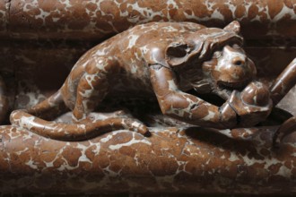 High Tomb of Emperor Frederick III by Gerhaert Niclas van Leyden (erected 1467-1513), detail