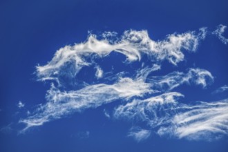 Foehn clouds over the Torres del Paine National Park, Patagonia, Chile, South America