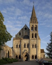 Saint-Leu-d'Esserent, Abbatiale St-Nicolas, view from west, St., St., Saint