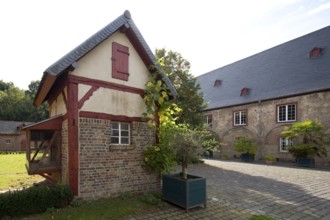 Former Premonstratensian monastery, now an estate, 12th century, inner courtyard