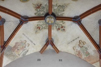 North aisle, frescoes in the west bay, Stifter Kirche St., Kirche Sankt, St., Sankt, Saint