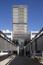 Schürmann-Bau, headquarters of the broadcaster Deutsche Welle, behind it the former parliamentary