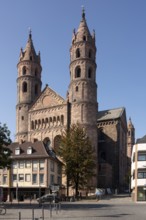 Worms, St Peter's Cathedral, view of the east end, crossing tower and north arm of the transept