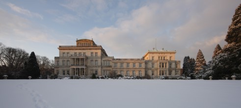 Essen, Villa Hügel in the snow