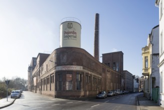 Krefeld, Dujardin distillery in Ürdingen, built until 1930