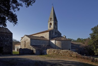 Cistercian monastery founded in 1146, church from south-east, St., Sankt, Saint