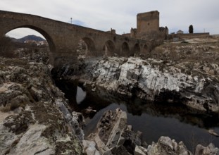 Spain Province of Salamanca Puente del Congosto Castle 54248