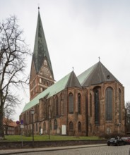 Lüneburg Johanniskirche 93344 erb 1297-1360 five-aisled hall church with polygonal choir endings