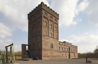 Malakow tower above shaft 1 and the attached hoisting machine building