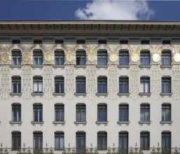 Vienna, Linke Wienzeile No. 38, residential building by Otto Wagner 1898-1899