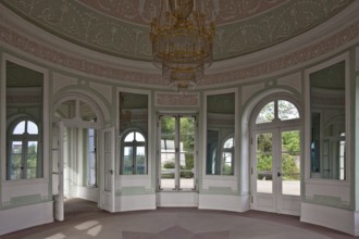 Aschaffenburg, Castle, breakfast pavilion in the castle park, also Capuchin Salon