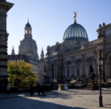 View of the domes from the north-east - the glass one popularly known as ZITRONENPRESSE, St.,