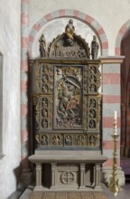 Brauweiler near Pulheim, St Nicholas' Abbey Church, north aisle, St Michael's Altar from 1561,