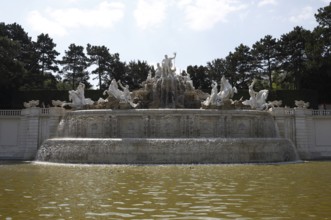 Neptune Fountain, by Johann Ferdinand Hetzendorf von Hohenberg 1777-1780