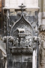 West façade, Dance around the golden calf, St., Saint, Saint