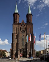 View from west, St., Sankt, Saint