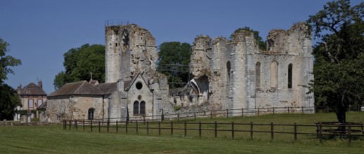 Ruins of the monastery church from the south-east, St., Sankt, Saint