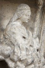 Main portal, vaulted figures, Mary of the Root of Jesse, St., Saint, Saint