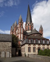 Limburg an der Lahn, Cathedral, view from east-southeast in front baroque convent building, St.,