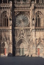 Strasbourg Cathedral, Cathédrale Notre-Dame de Strasbourg, west façade, portals and rose window