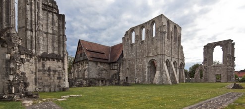 Walkenried Ruins of the monastery church View from the north-east left Choir hapt centre Remains of