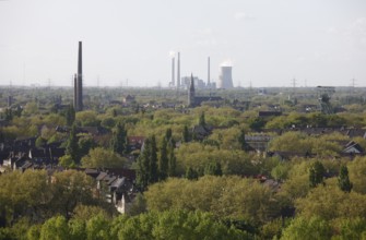 Former Thyssen AG steelworks, view from blast furnace 5 to the north