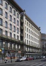 Vienna, Linke Wienzeile No. 38 and 40, residential buildings by Otto Wagner 1898-1899