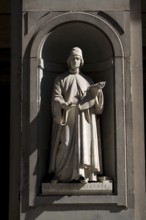 Sculpture by Leon Battista Alberti on the façade