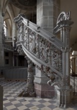 Pulpit from the east, 1526 attributed to Ulrich Kreutz, St., Sankt, Saint