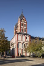 Liège, Liege, St Barthélemy (Sint-Bartolomeüskerk, Sankt Bartholomäus), view of the westwork from