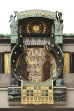 View from the north, music box at the Anker-Versicherung building on Hoher Markt in the historic