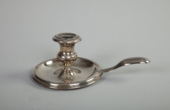 Hand candlestick (Bugia), 1850, Goldsmith's art and textile art from the 16th to the 20th century,