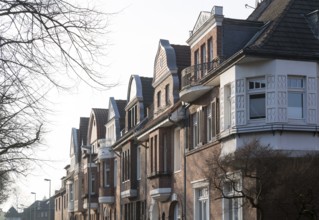 Krefeld, Gutenbergstraße housing estate, Art Nouveau houses