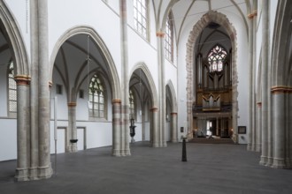 After the renovation without pews, view to the west