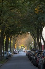 Krefeld, Germaniastrasse, view from Gneisenaustrasse to the east