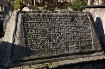 Sarcophagus with Hebrew text field