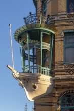 Antwerp, Art Nouveau houses, House of the Five Continents, built in 1901 by Frans Smet-Verhas,