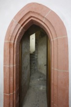 Under the west gallery, entrance to the north-west tower Church of St., Church of St., St., St.,