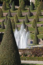 Terraced garden, view of the terraces from the south