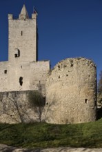 Rudelsburg Castle, keep and south-east bastion